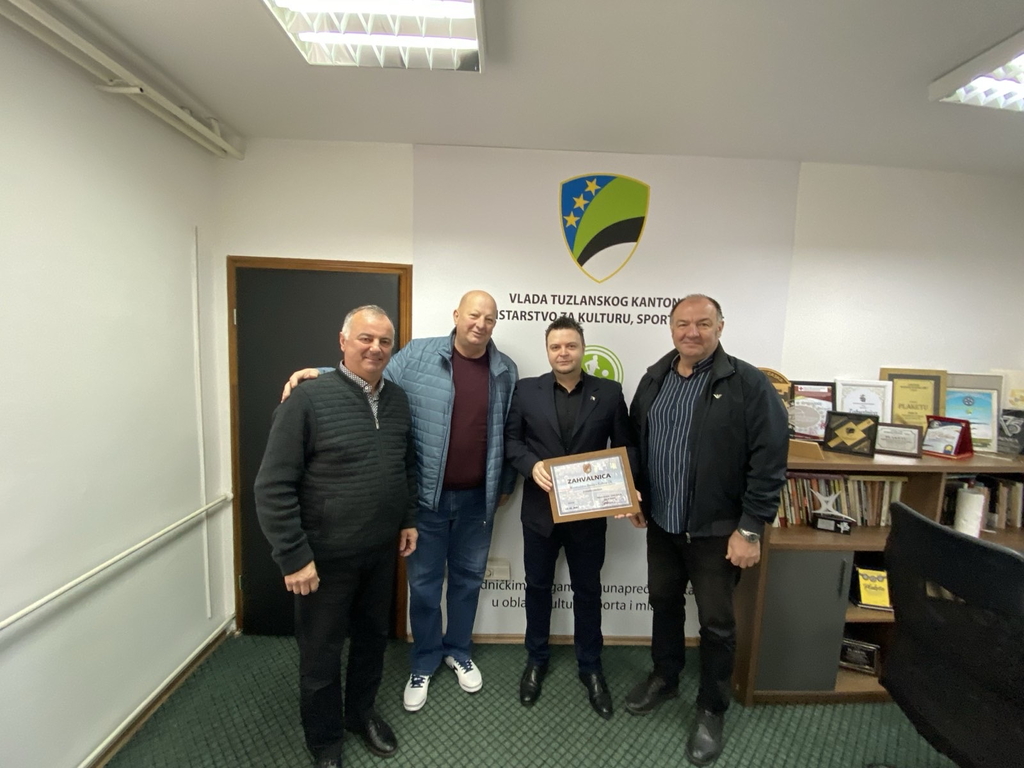 UPRILIČEN PRIJEM DELEGACIJI SPORTSKOG UDRUŽENJA ,,TUZLA-D-TUZLA“