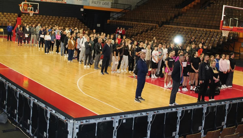 Ministar Gazdić otvorio federalno takmičenje u košarci za učenike osnovnih i srednjih škola