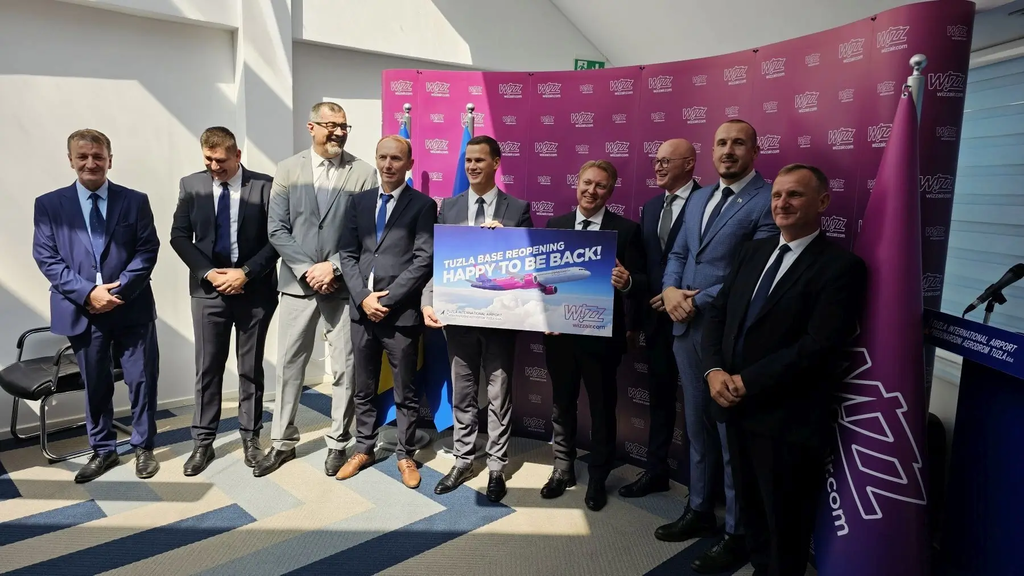Ponovno otvaranje baze Wizz Air-a u Tuzli rezultat je zajedničkih napora i velikih investicija