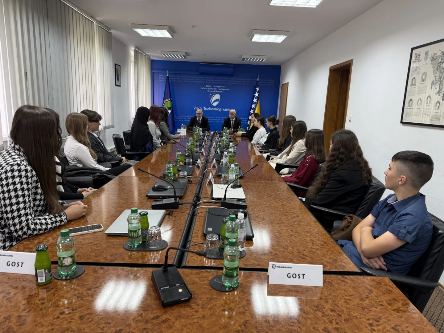 Ministar Omerović organizovao prijem za pobjednike takmičenja „Projekat građanin“