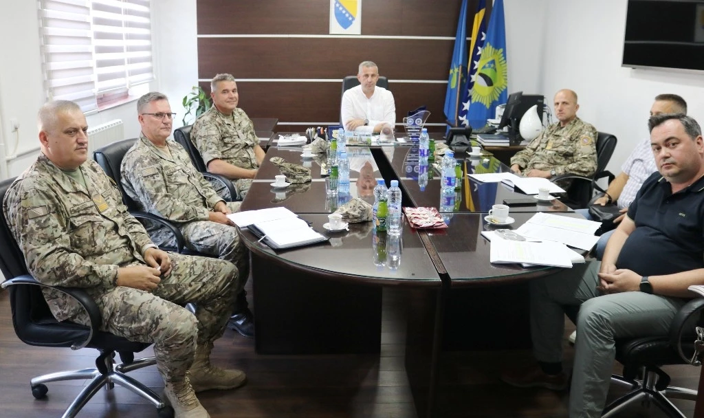 Sastanak sa predstavnicima Drugog pješadijskog puka Oružanih snaga BiH